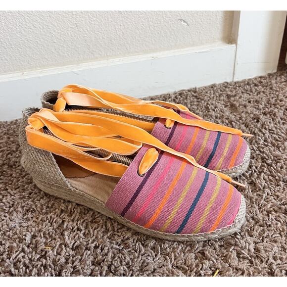 Penelope Chilvers Valencia Woodstock Espadrilles Wedges X Anthropologie Sz EU40 - Picture 5 of 14